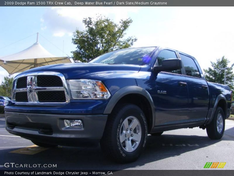 Deep Water Blue Pearl / Dark Slate/Medium Graystone 2009 Dodge Ram 1500 TRX Crew Cab