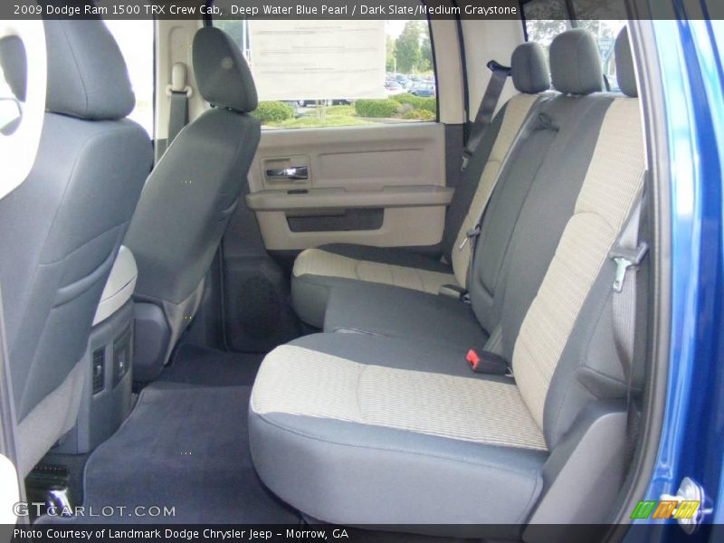 Deep Water Blue Pearl / Dark Slate/Medium Graystone 2009 Dodge Ram 1500 TRX Crew Cab
