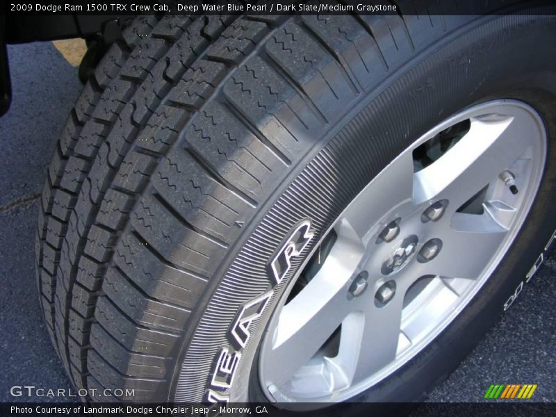 Deep Water Blue Pearl / Dark Slate/Medium Graystone 2009 Dodge Ram 1500 TRX Crew Cab