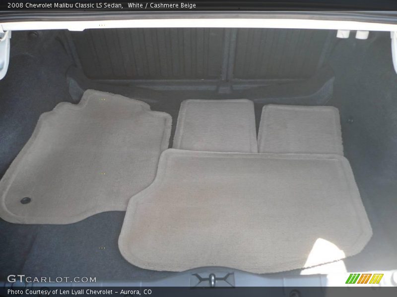 White / Cashmere Beige 2008 Chevrolet Malibu Classic LS Sedan