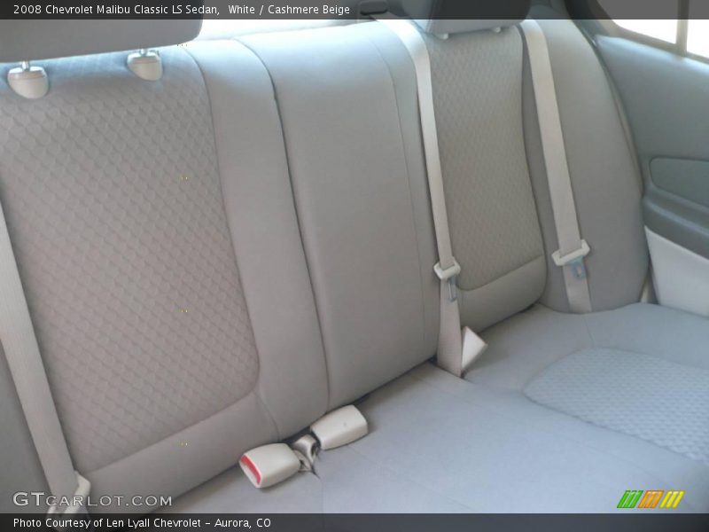 White / Cashmere Beige 2008 Chevrolet Malibu Classic LS Sedan