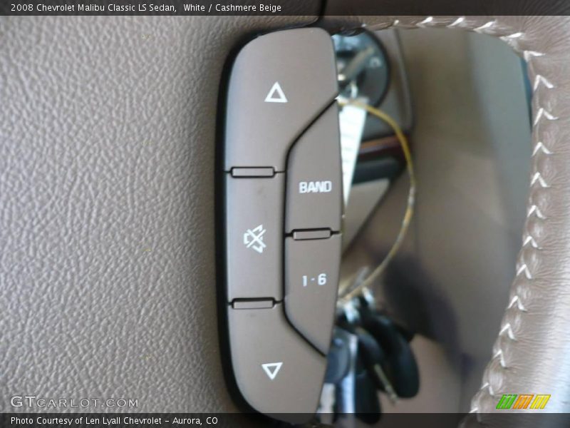 White / Cashmere Beige 2008 Chevrolet Malibu Classic LS Sedan