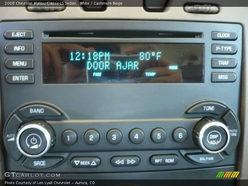 White / Cashmere Beige 2008 Chevrolet Malibu Classic LS Sedan