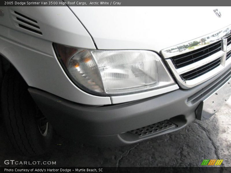 Arctic White / Gray 2005 Dodge Sprinter Van 3500 High Roof Cargo
