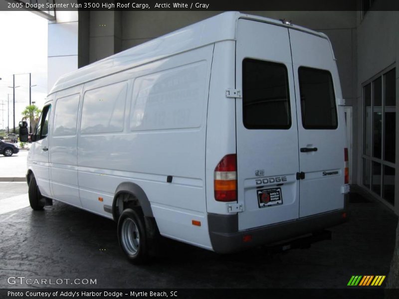 Arctic White / Gray 2005 Dodge Sprinter Van 3500 High Roof Cargo