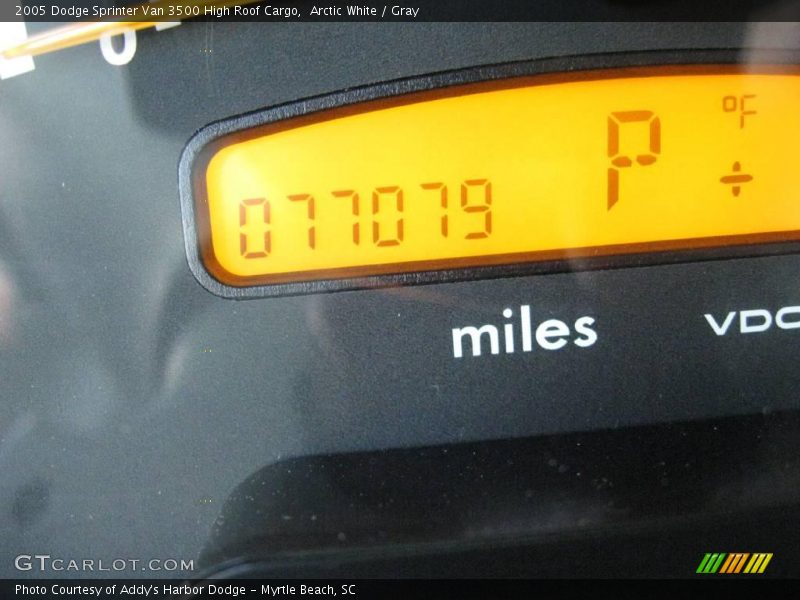 Arctic White / Gray 2005 Dodge Sprinter Van 3500 High Roof Cargo