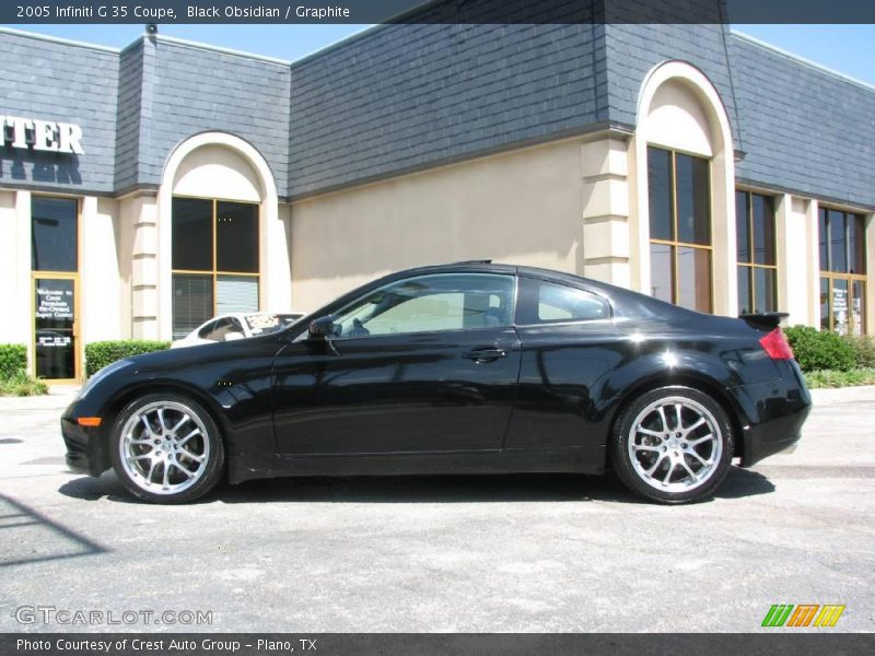 Black Obsidian / Graphite 2005 Infiniti G 35 Coupe