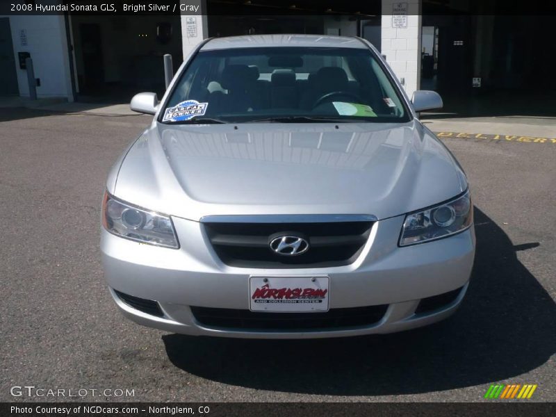 Bright Silver / Gray 2008 Hyundai Sonata GLS