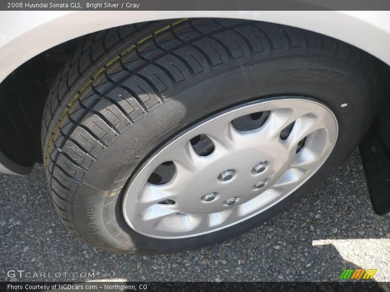 Bright Silver / Gray 2008 Hyundai Sonata GLS