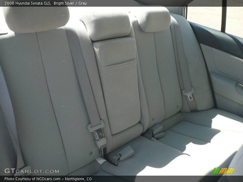 Bright Silver / Gray 2008 Hyundai Sonata GLS