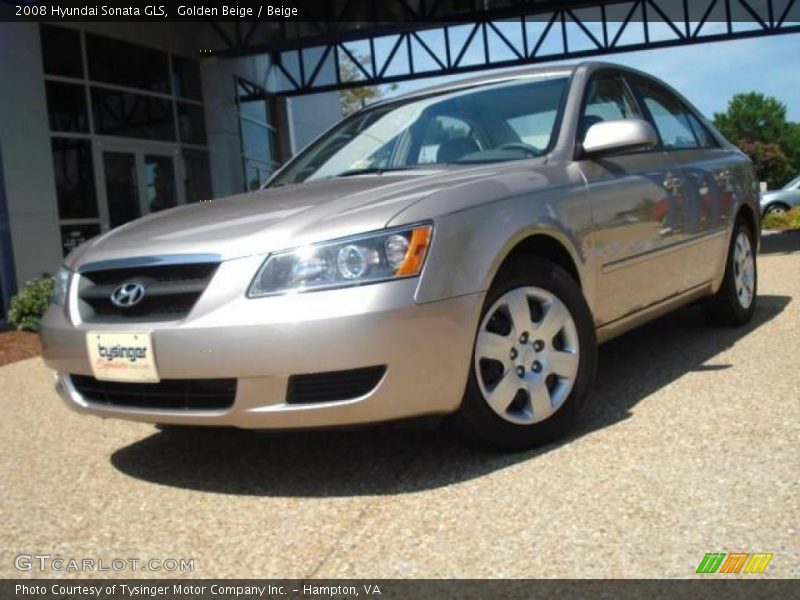 Golden Beige / Beige 2008 Hyundai Sonata GLS