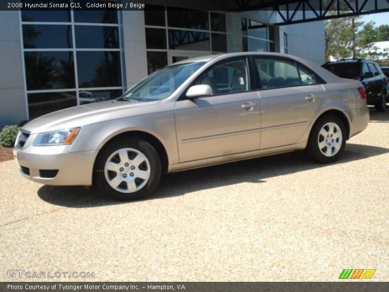 Golden Beige / Beige 2008 Hyundai Sonata GLS