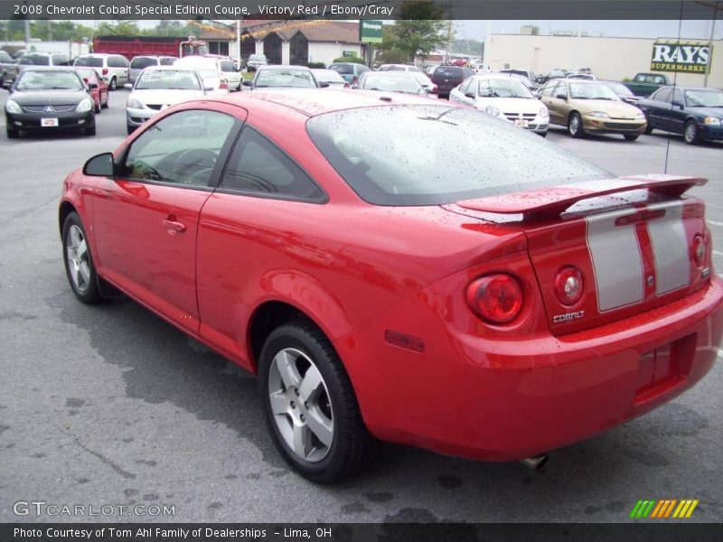Victory Red / Ebony/Gray 2008 Chevrolet Cobalt Special Edition Coupe