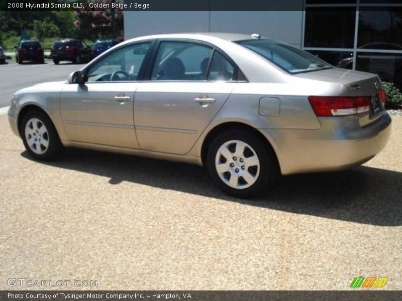 Golden Beige / Beige 2008 Hyundai Sonata GLS