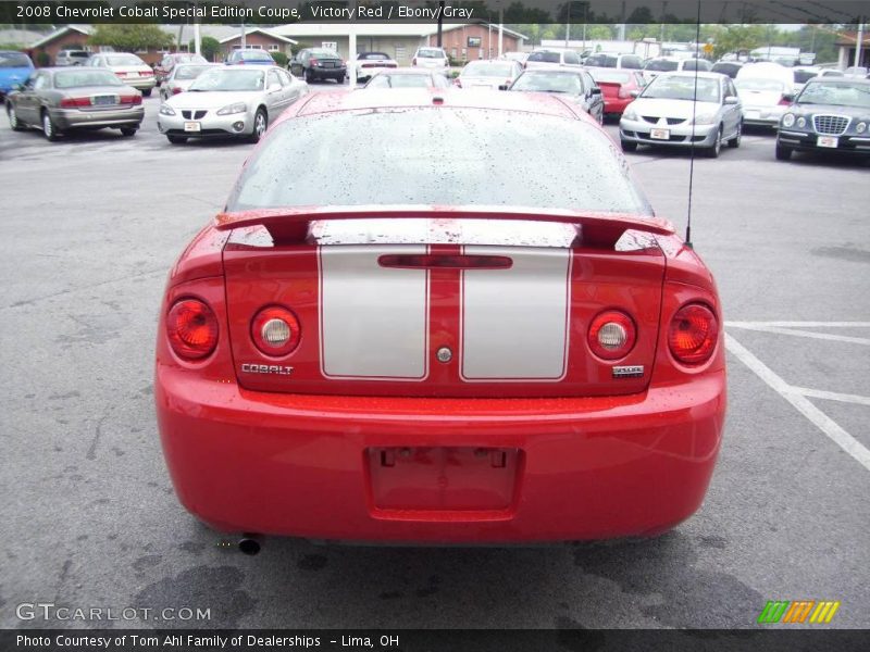 Victory Red / Ebony/Gray 2008 Chevrolet Cobalt Special Edition Coupe