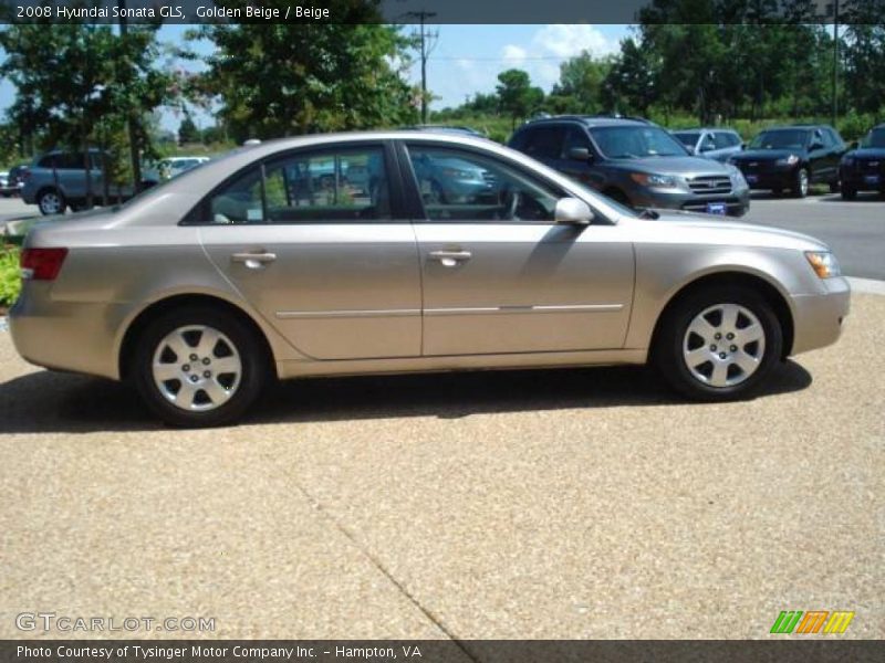Golden Beige / Beige 2008 Hyundai Sonata GLS