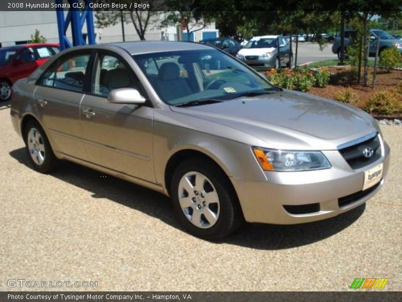 Golden Beige / Beige 2008 Hyundai Sonata GLS