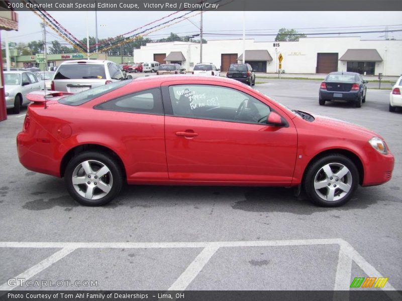 Victory Red / Ebony/Gray 2008 Chevrolet Cobalt Special Edition Coupe