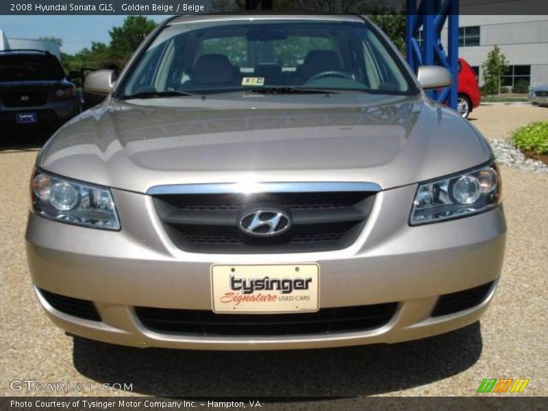 Golden Beige / Beige 2008 Hyundai Sonata GLS