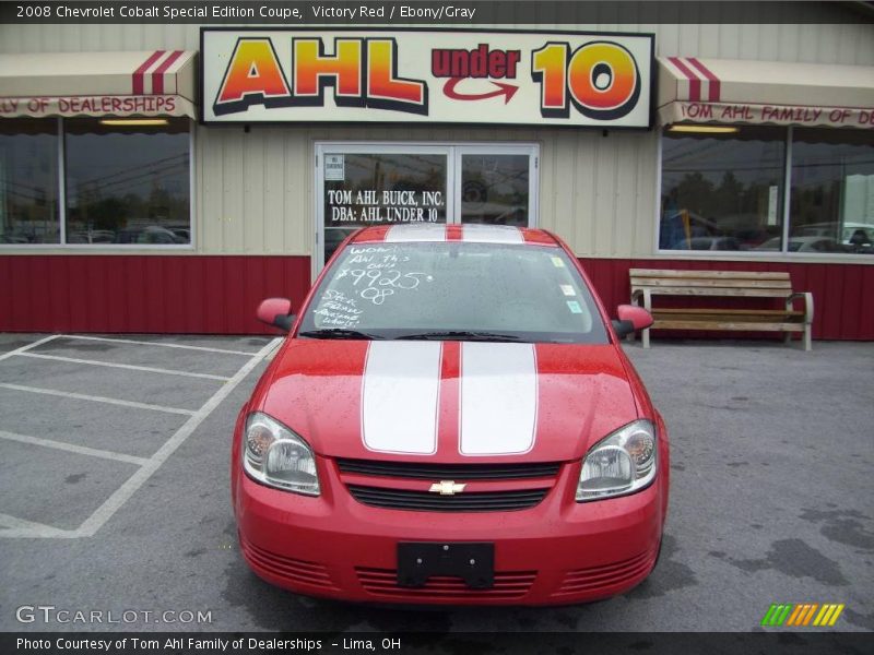 Victory Red / Ebony/Gray 2008 Chevrolet Cobalt Special Edition Coupe