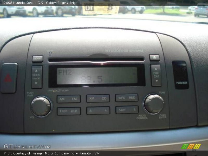 Golden Beige / Beige 2008 Hyundai Sonata GLS