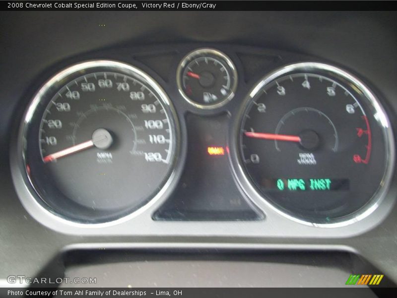 Victory Red / Ebony/Gray 2008 Chevrolet Cobalt Special Edition Coupe