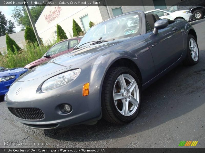 Galaxy Gray Metallic / Black 2006 Mazda MX-5 Miata Roadster