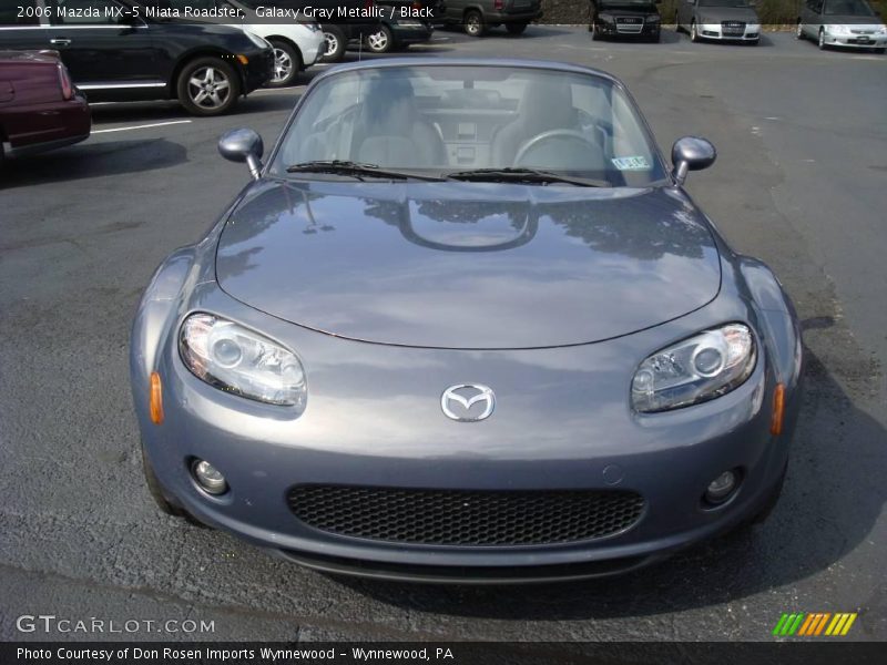 Galaxy Gray Metallic / Black 2006 Mazda MX-5 Miata Roadster