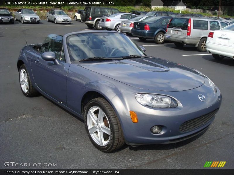 Galaxy Gray Metallic / Black 2006 Mazda MX-5 Miata Roadster