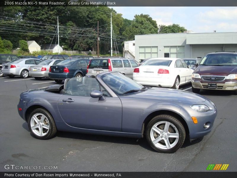 Galaxy Gray Metallic / Black 2006 Mazda MX-5 Miata Roadster