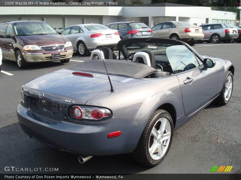 Galaxy Gray Metallic / Black 2006 Mazda MX-5 Miata Roadster