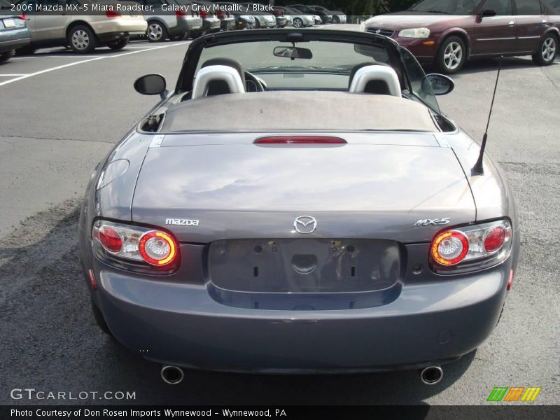 Galaxy Gray Metallic / Black 2006 Mazda MX-5 Miata Roadster