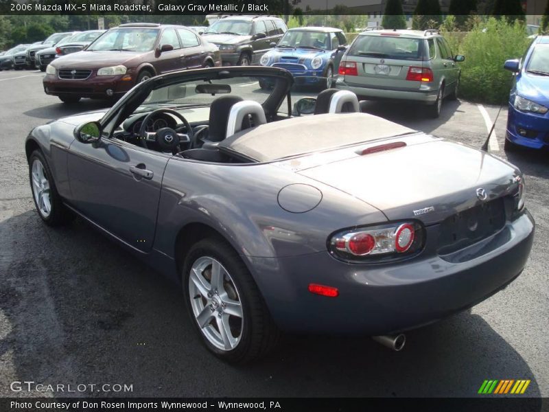 Galaxy Gray Metallic / Black 2006 Mazda MX-5 Miata Roadster