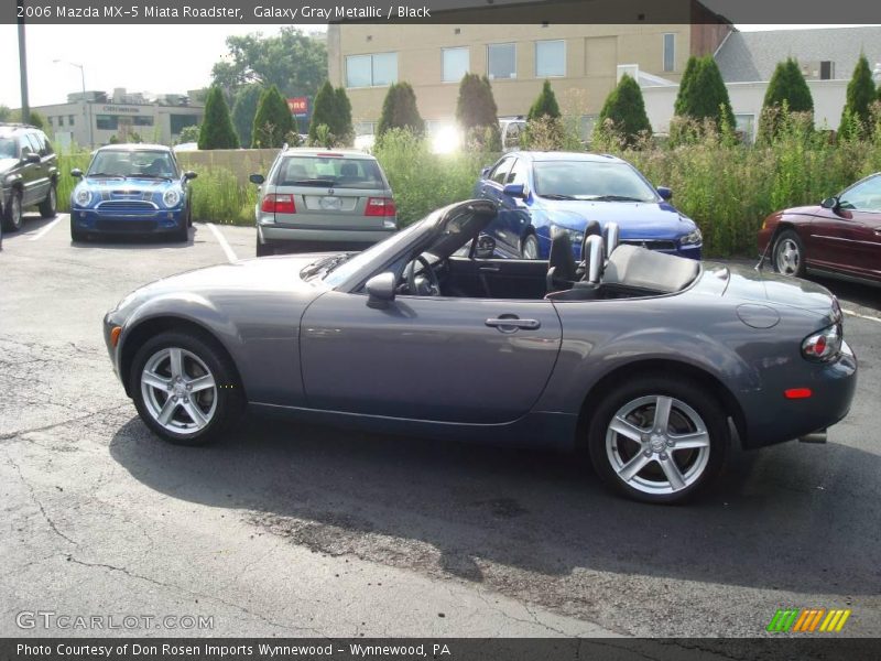 Galaxy Gray Metallic / Black 2006 Mazda MX-5 Miata Roadster