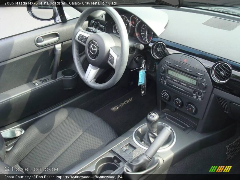 Galaxy Gray Metallic / Black 2006 Mazda MX-5 Miata Roadster