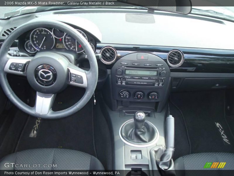 Galaxy Gray Metallic / Black 2006 Mazda MX-5 Miata Roadster