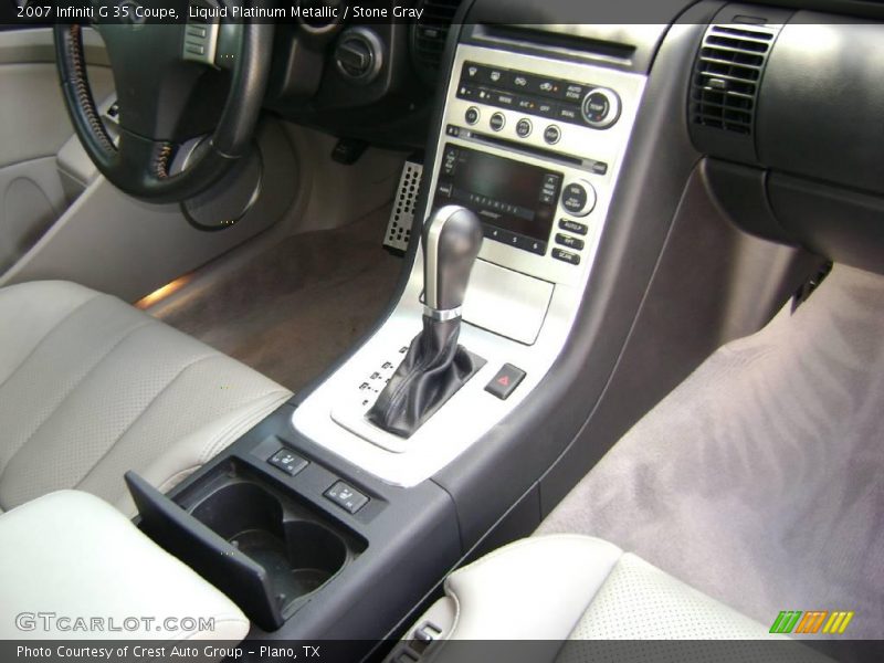 Liquid Platinum Metallic / Stone Gray 2007 Infiniti G 35 Coupe