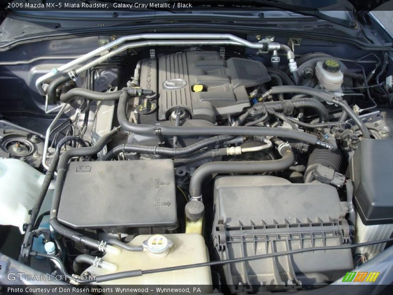 Galaxy Gray Metallic / Black 2006 Mazda MX-5 Miata Roadster