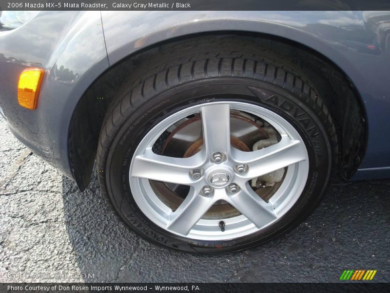 Galaxy Gray Metallic / Black 2006 Mazda MX-5 Miata Roadster