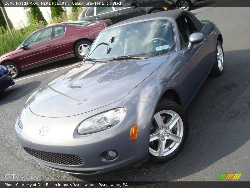 Galaxy Gray Metallic / Black 2006 Mazda MX-5 Miata Roadster