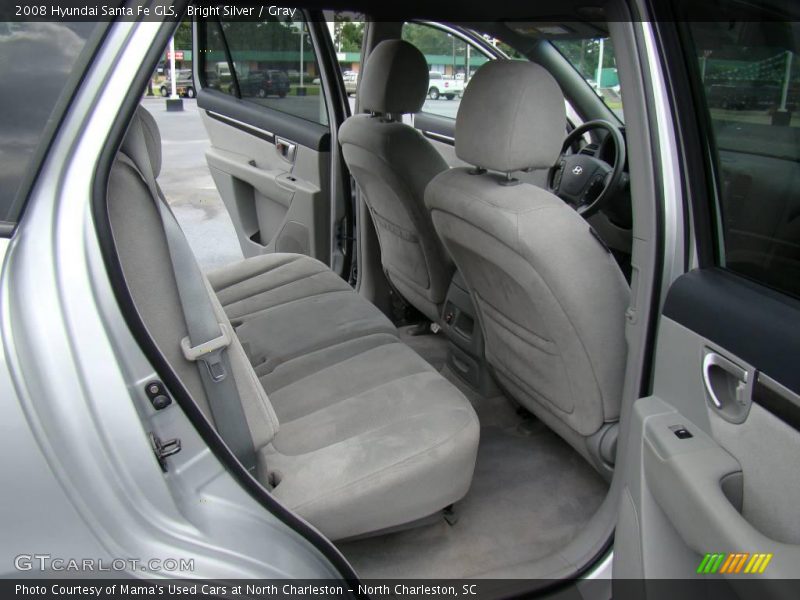 Bright Silver / Gray 2008 Hyundai Santa Fe GLS