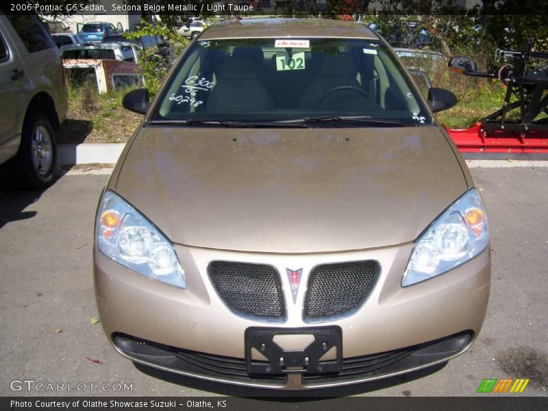 Sedona Beige Metallic / Light Taupe 2006 Pontiac G6 Sedan
