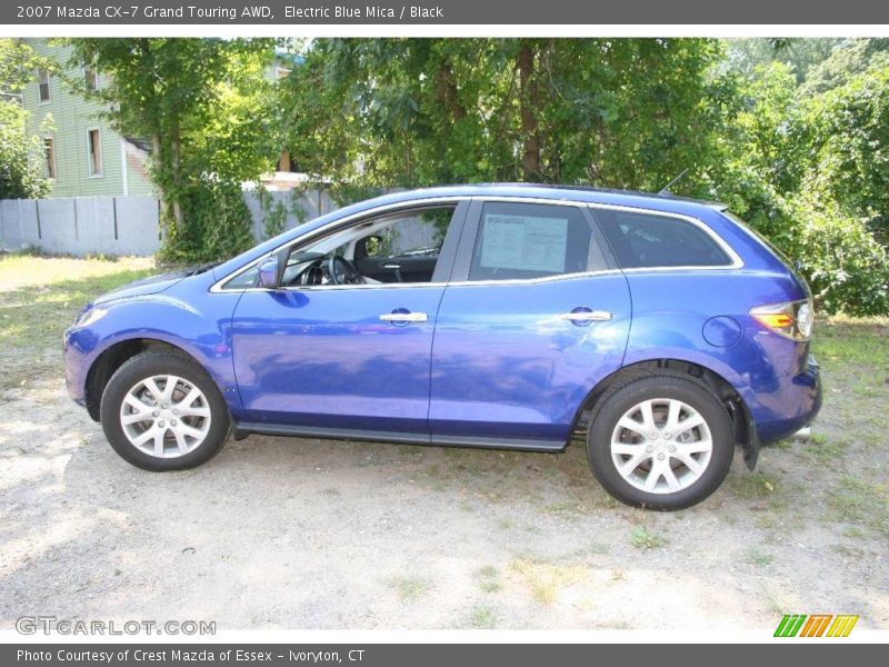 Electric Blue Mica / Black 2007 Mazda CX-7 Grand Touring AWD