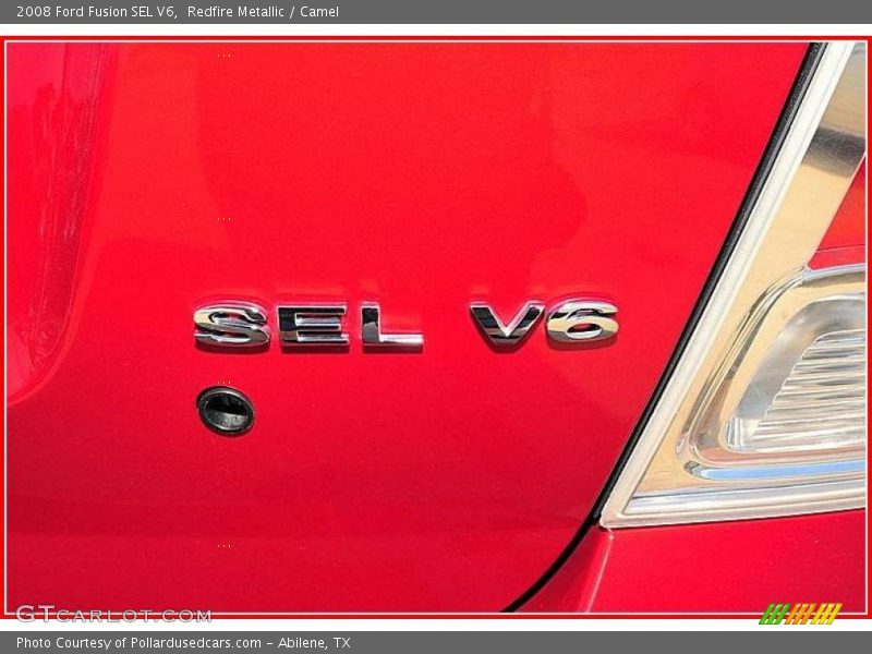 Redfire Metallic / Camel 2008 Ford Fusion SEL V6