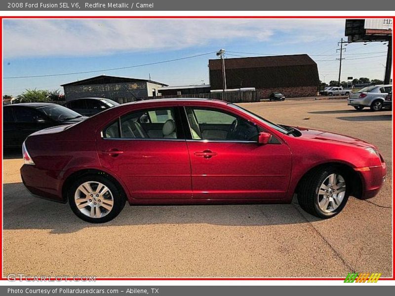 Redfire Metallic / Camel 2008 Ford Fusion SEL V6