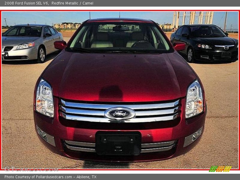 Redfire Metallic / Camel 2008 Ford Fusion SEL V6