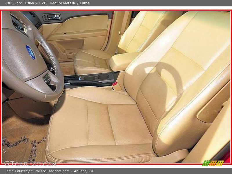 Redfire Metallic / Camel 2008 Ford Fusion SEL V6