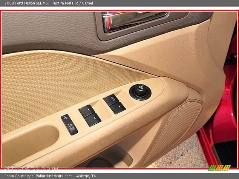 Redfire Metallic / Camel 2008 Ford Fusion SEL V6
