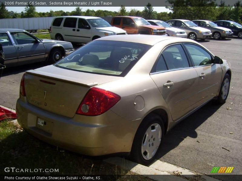 Sedona Beige Metallic / Light Taupe 2006 Pontiac G6 Sedan