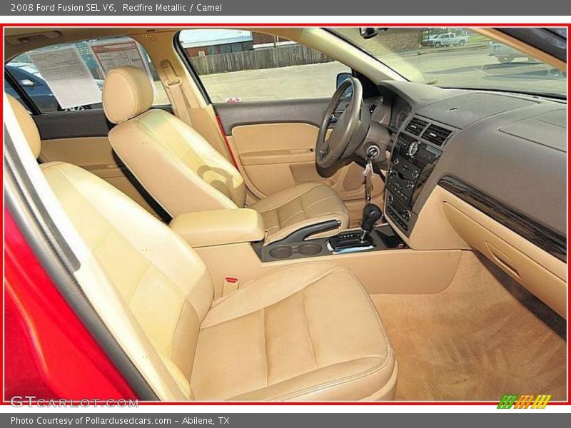 Redfire Metallic / Camel 2008 Ford Fusion SEL V6